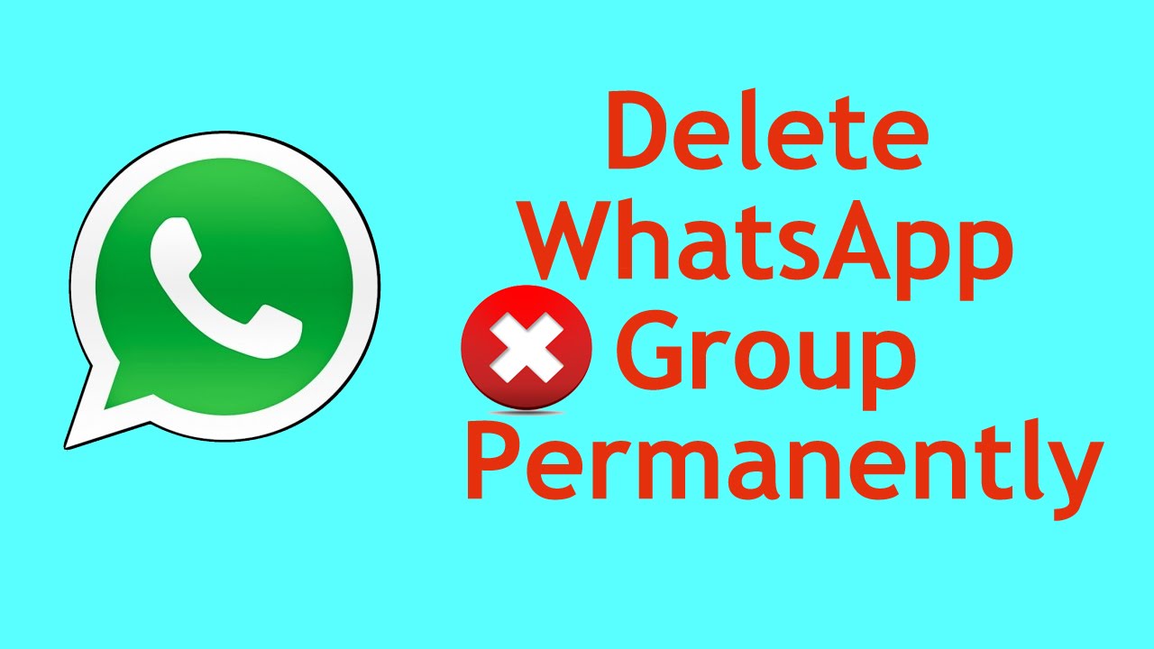 How to delete a whatsapp group